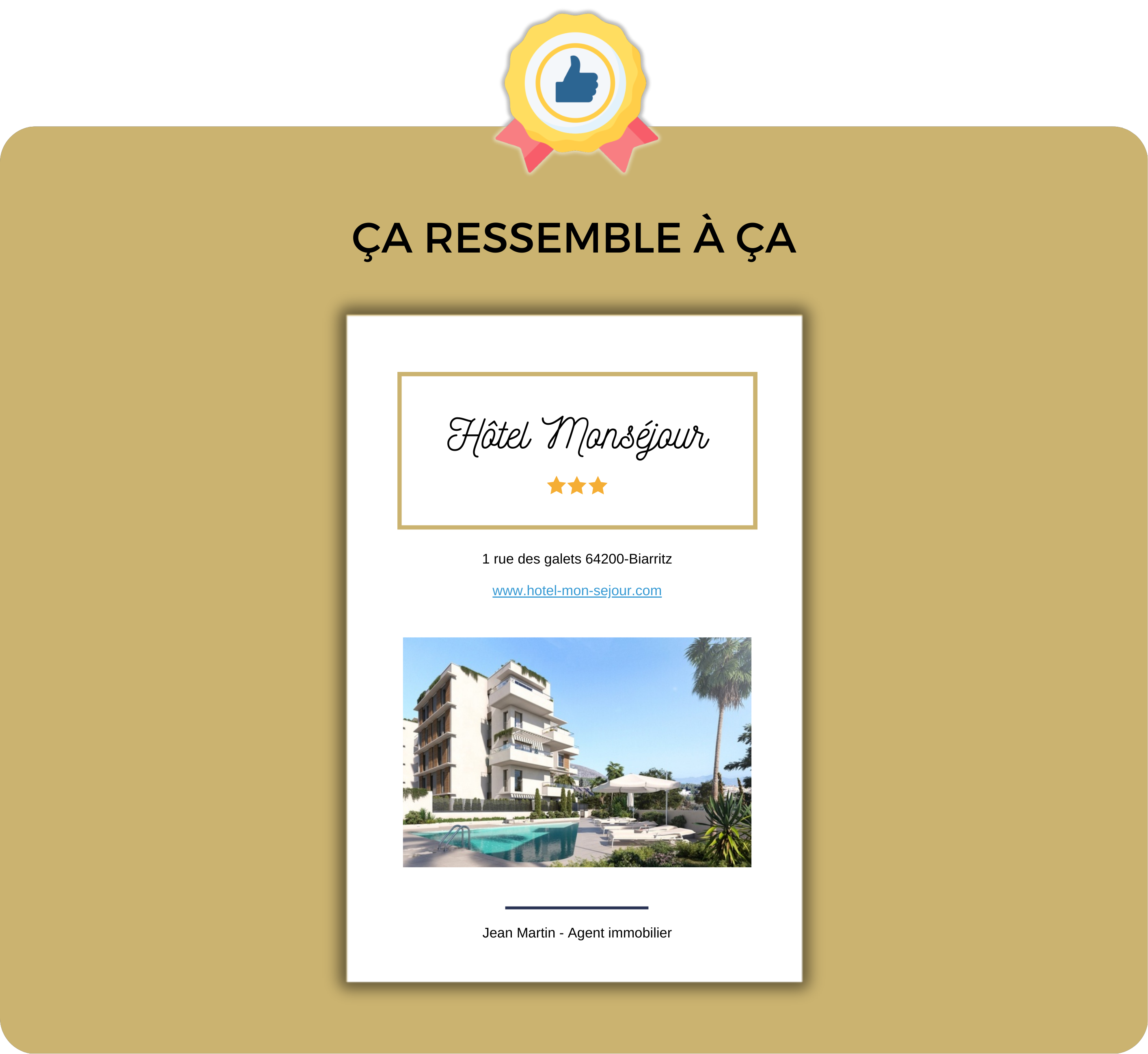 exemple dossier vente immobilier commercial